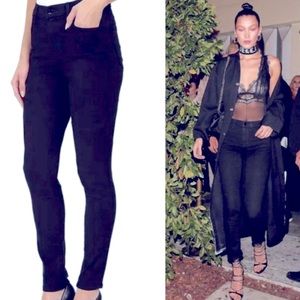 J. BRAND Maria High Rise Skinny Jeans Dark Blue Shy Size 25 ASO Bella Hadid